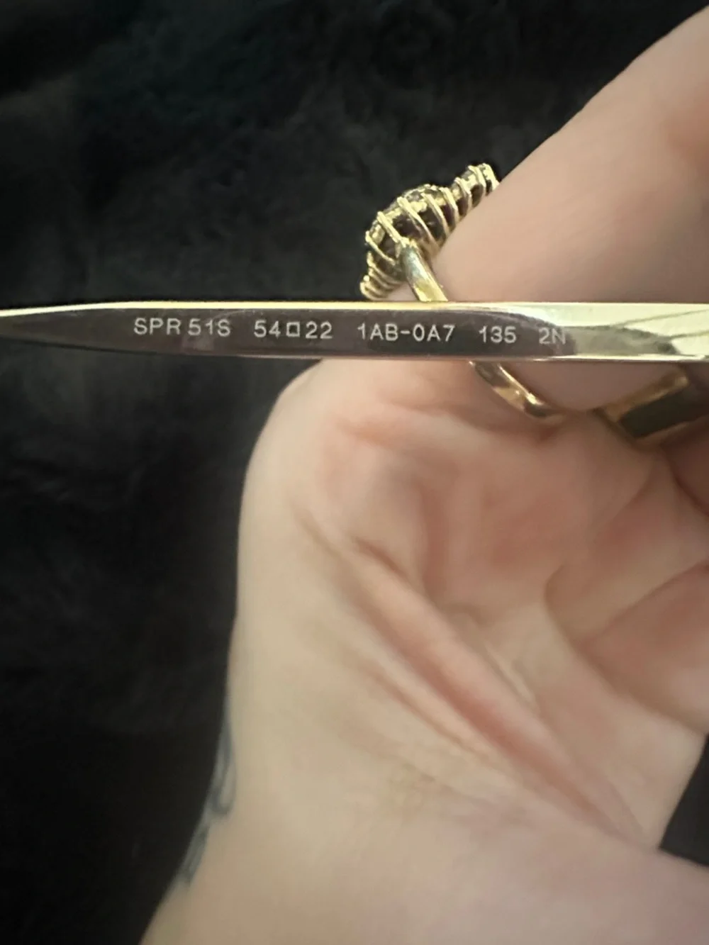 Prada Round Sunglasses - Gold Frame - Picture 2 of 7